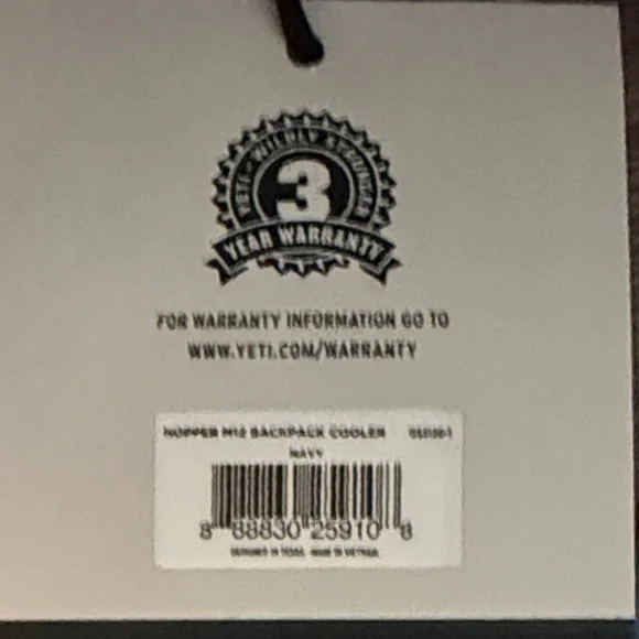 YETI Navy and Gray Backpack - Picture 6 of 6